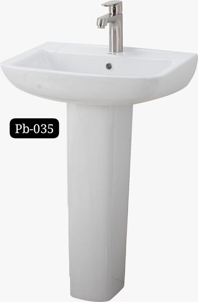 Lavabo colonne en céramique