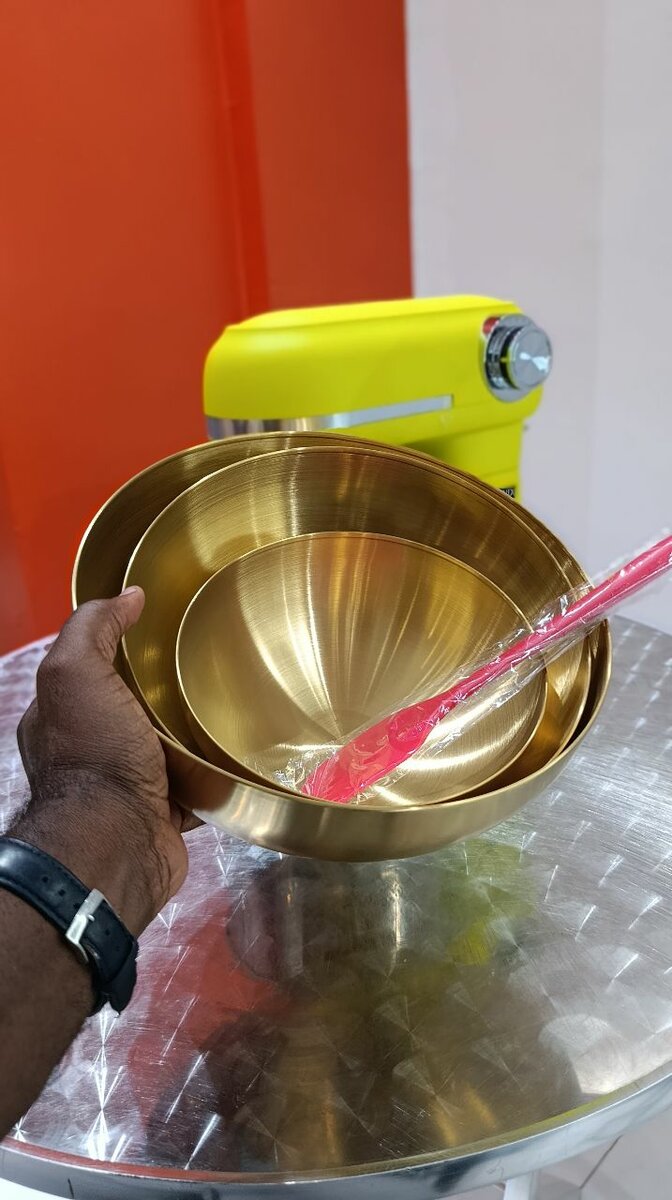 Ensemble de cul de poule Inox