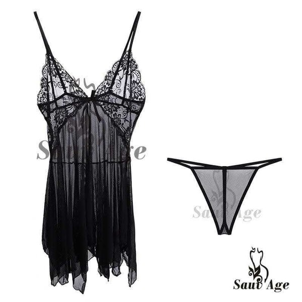 Lingerie sexy dentelle noire