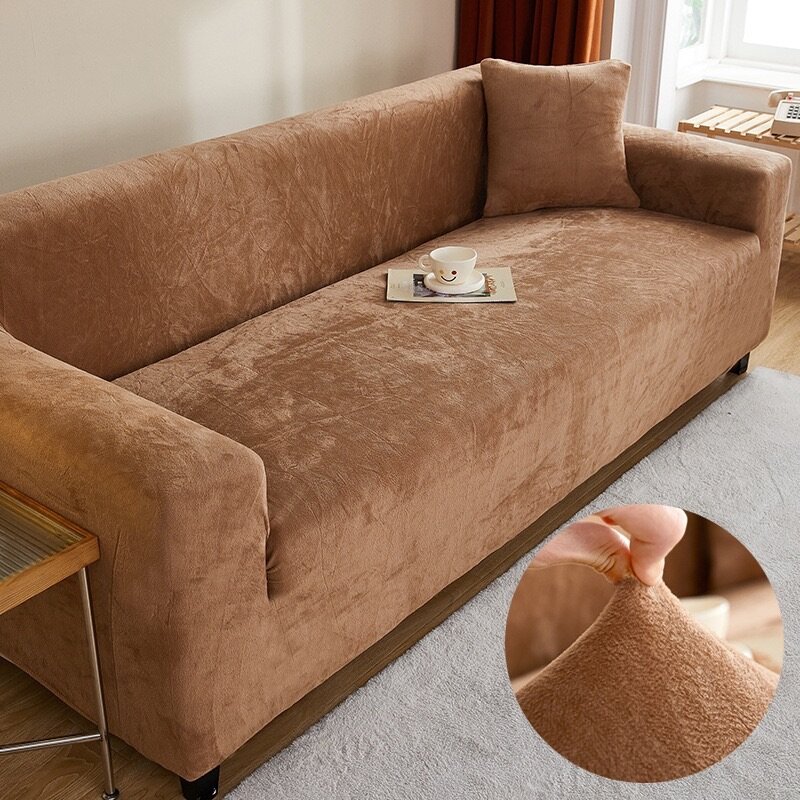 Housse de canapé velours