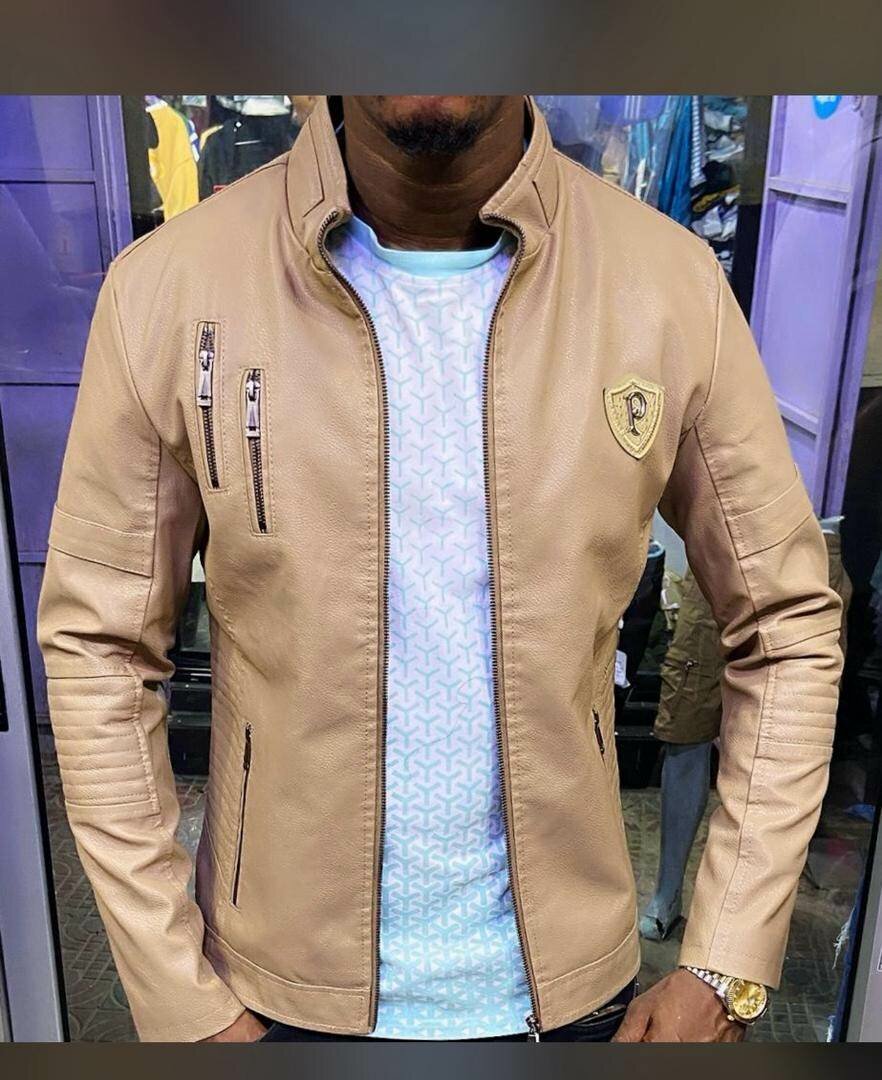 Blouson cuir homme stylé