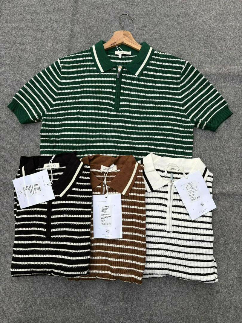 Polo en tricot pour hommes