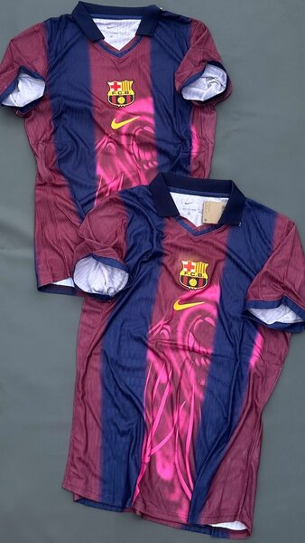 Maillot de Foot Barça Rouge Bleu
