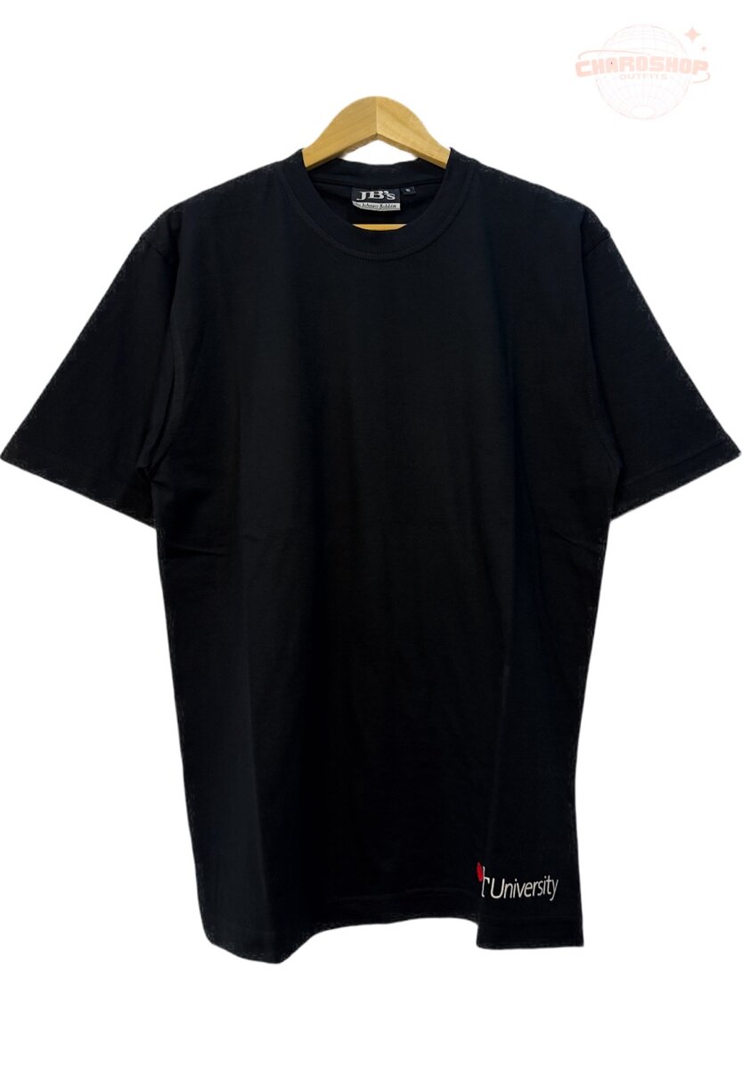 T-shirt noir classique unisexe