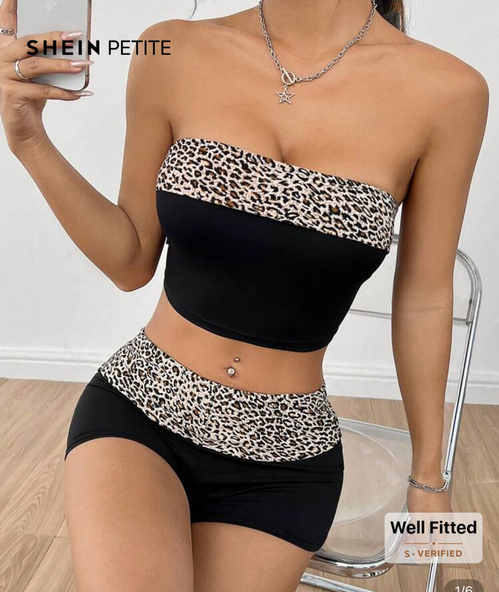 Ensemble Léopard Femme Sexy