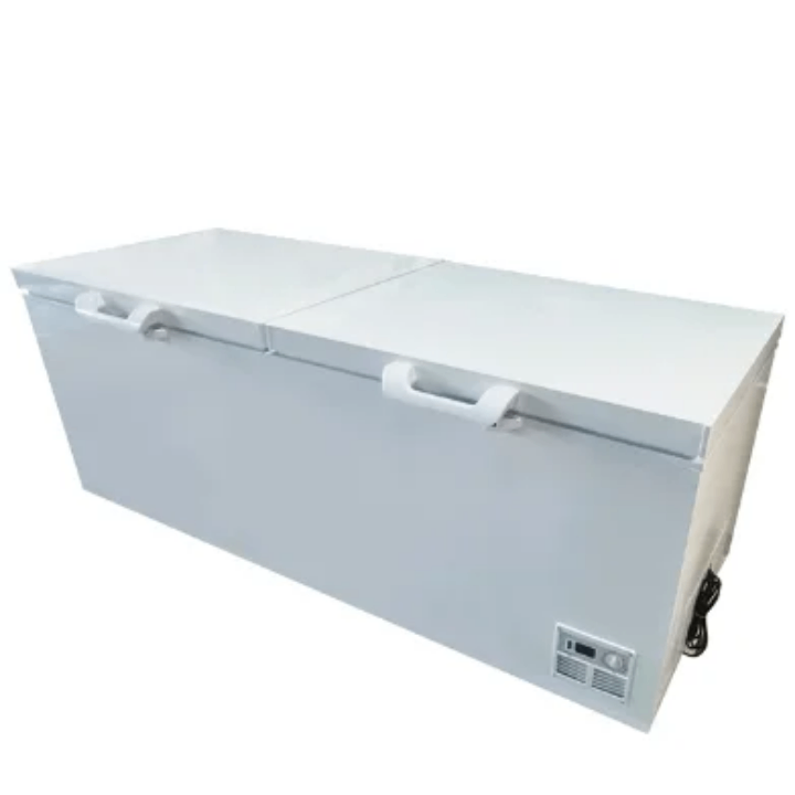 Congélateur coffre 500L blanc