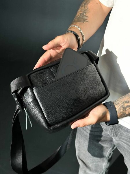 Sac en bandoulière élégant en cuir