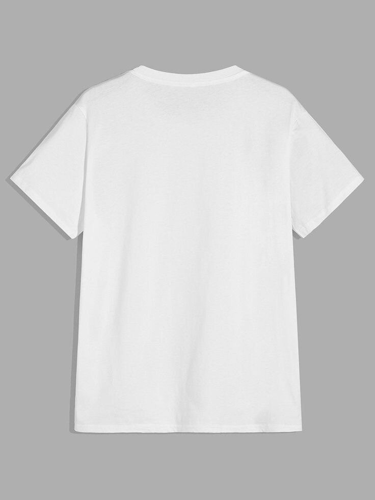 T-Shirt Blanc Classique Unisexe
