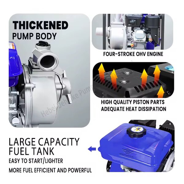 Pompe à Essence 4 Temps Puissante