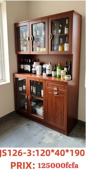 Meuble de cuisine haut bois