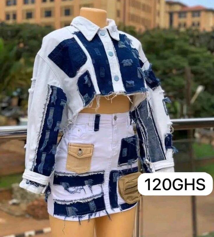 Ensemble Jupe et Veste en Jean