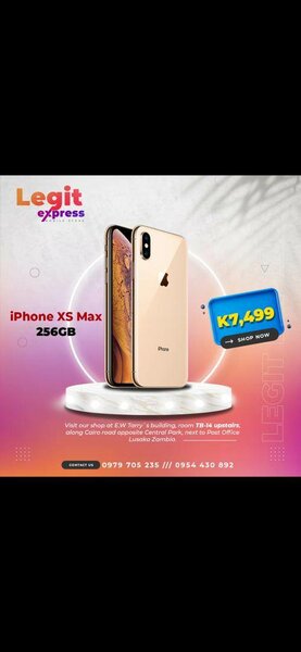 iPhone xs max 256gb