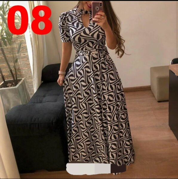 Ecoparty Summer High waist dress