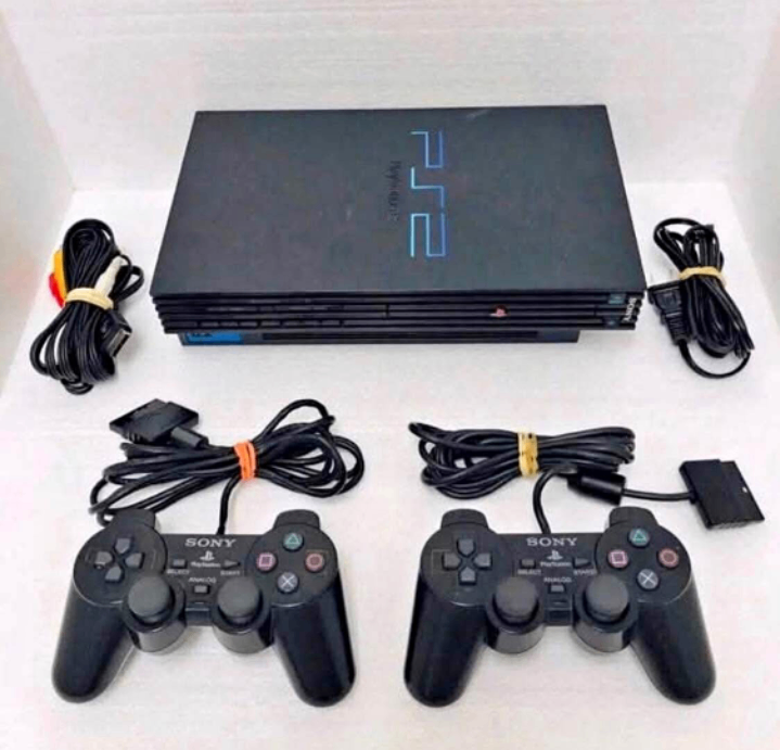 Console Sony PS2 avec manettes