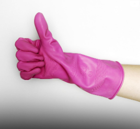 Перчатки латексные хозяйственные корейские