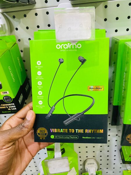 Over neck wiresless headphones (authentic Oraimo)