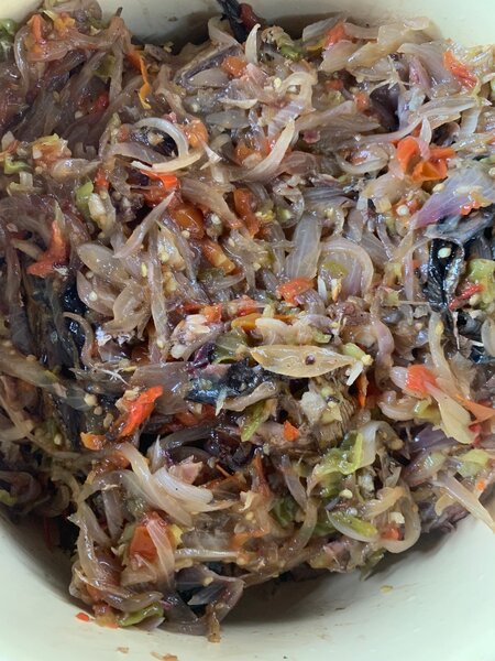 Poisson fumé épicé