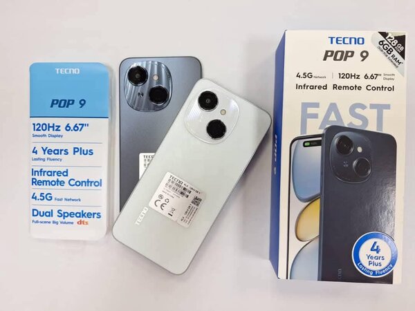 Tecno Pop 9  128GB 8GB RAM