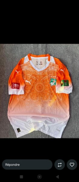 Maillot Équipe Côte d'Ivoire