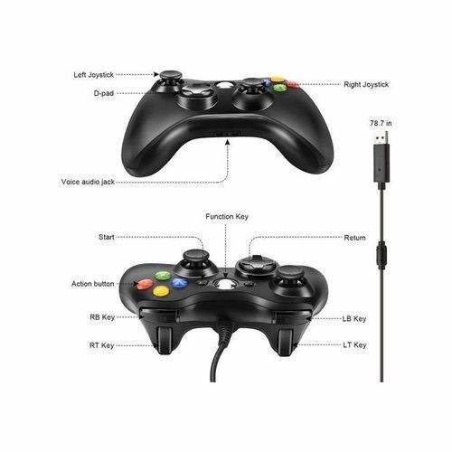 Manette USB pour PC/Console