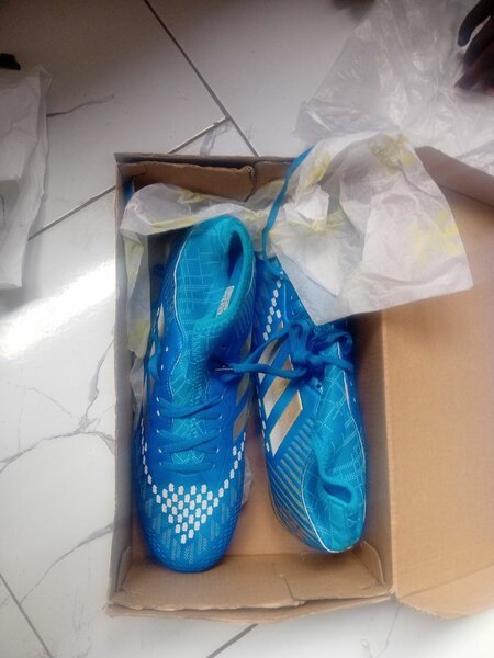 Chaussures de Football Bleu Homme