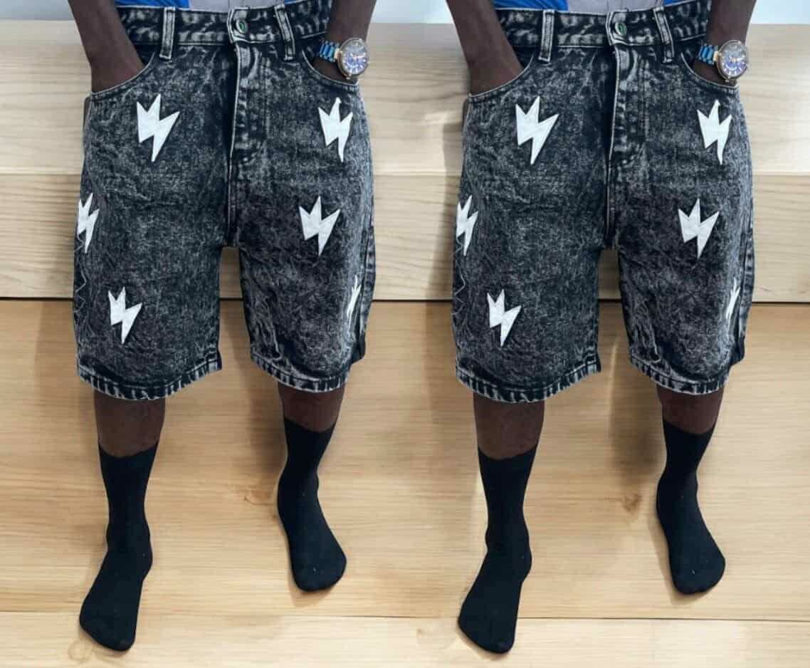 Shorts en jean tendance homme