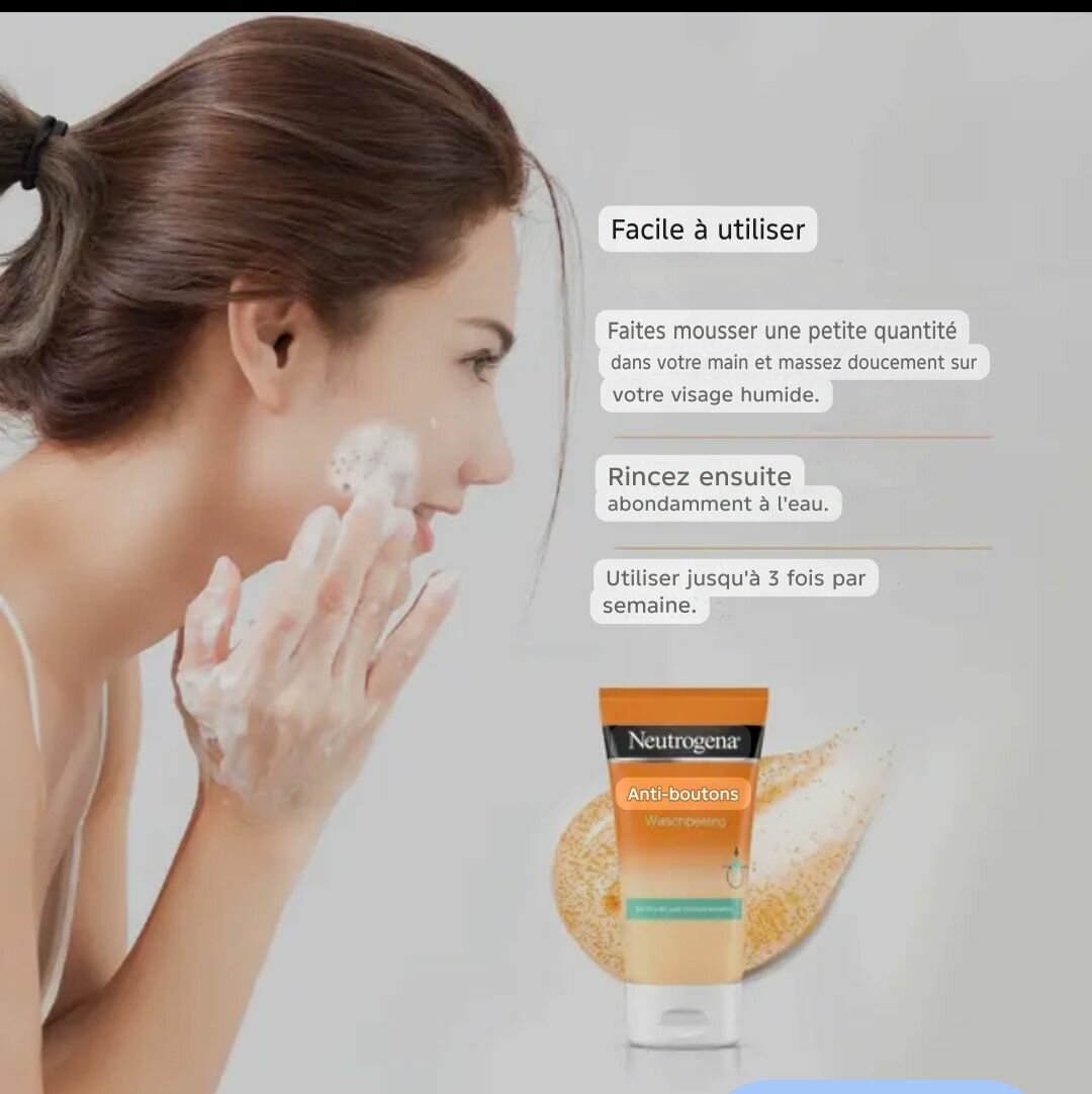 Gommage Visage Anti-Boutons