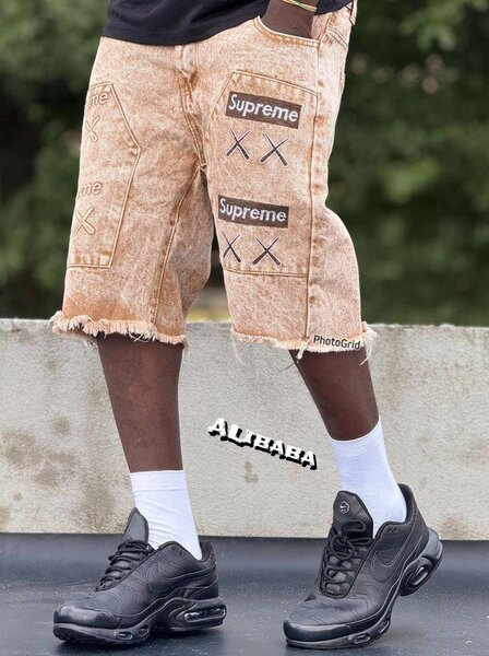 Shorts en jean mode streetwear