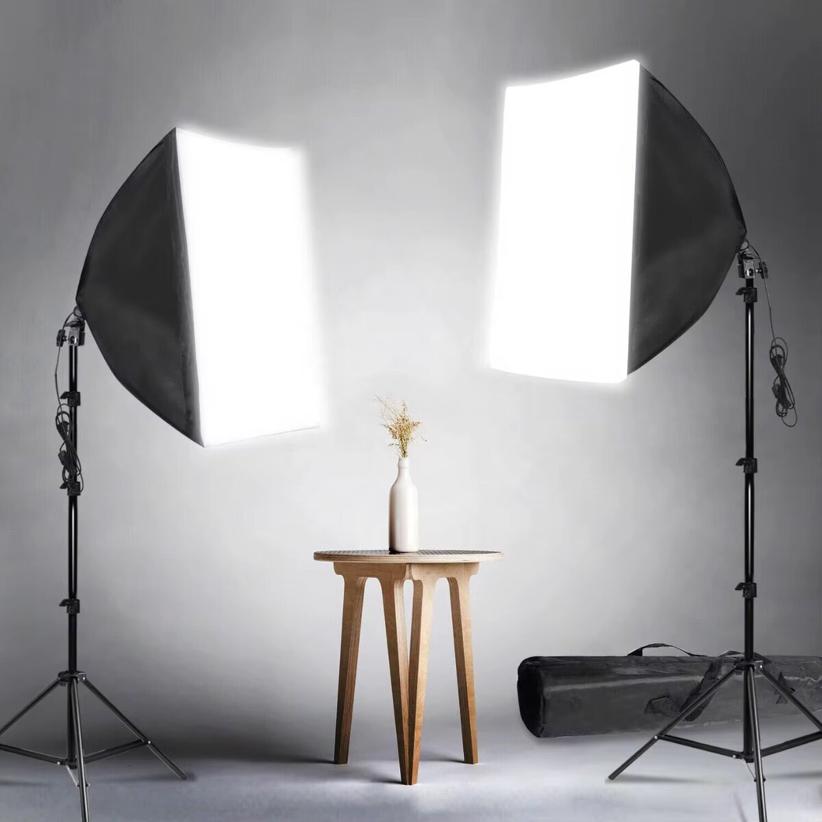 Sofboxe lumière continue