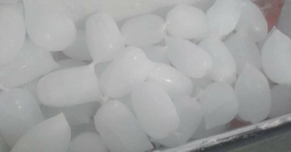 Glaçons en sachets pratiques