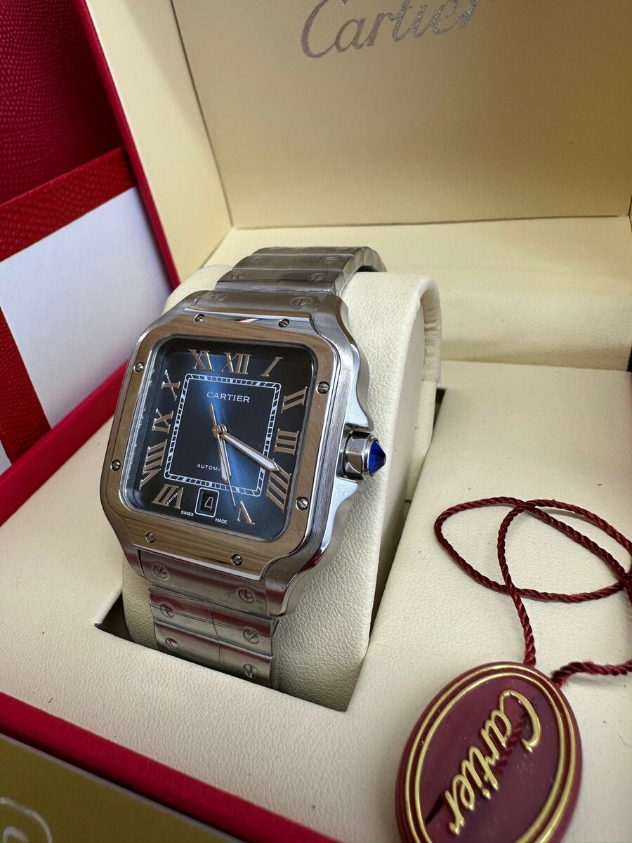 Water-resistant Cartier Santos Watch