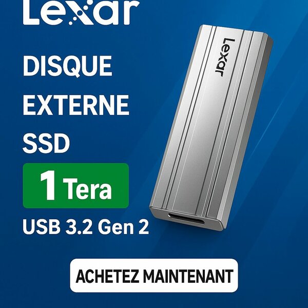 Disque SSD Externe Lexar 1TB