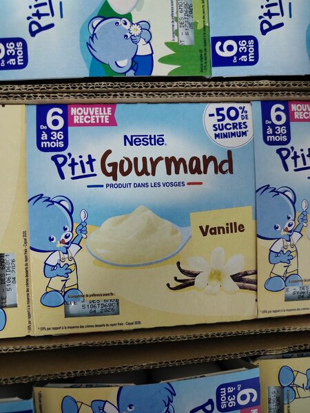 Nestlé P'tit Gourmand Vanille