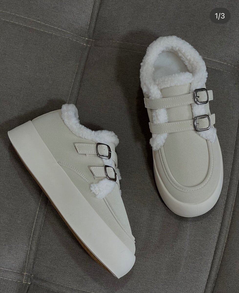 Лоферы утепленные