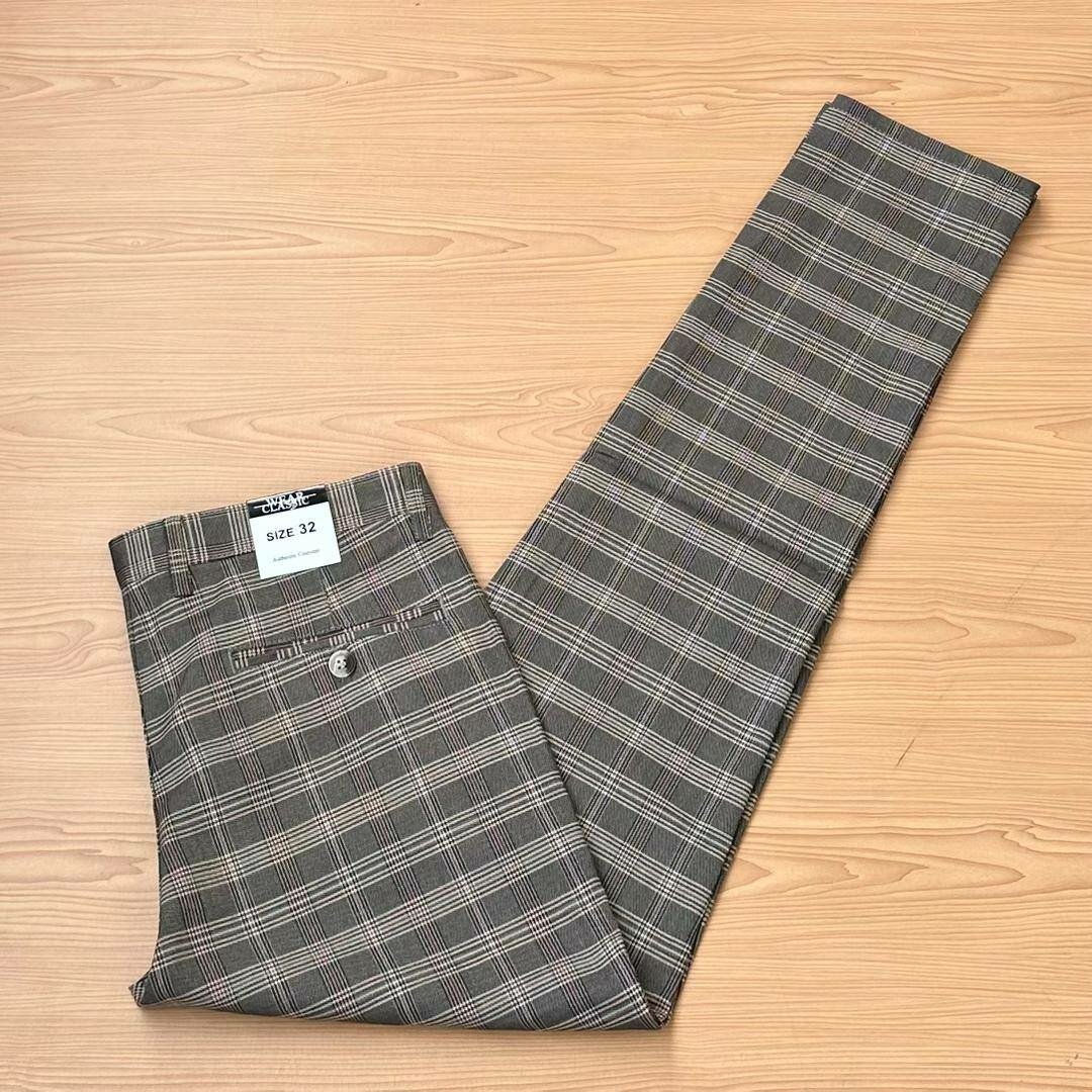 Check fashion trousers
