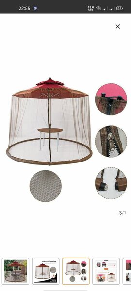 Tente moustiquaire pour extérieur