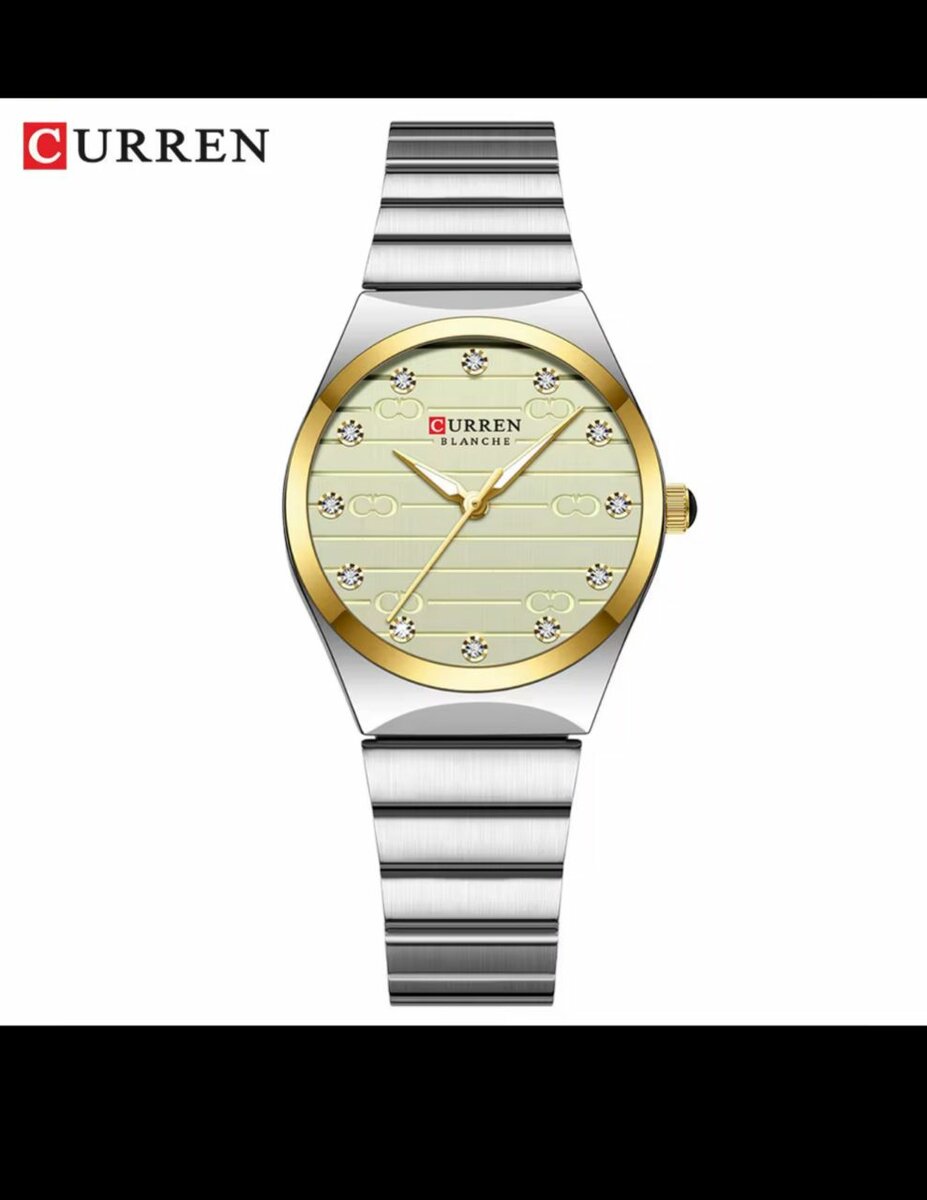 Montre élégante en acier CURREN