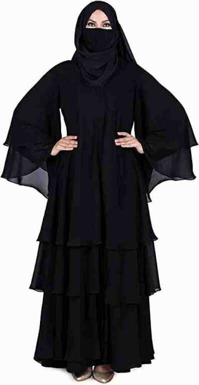 Tripal Layer Princes Abaya  Stoller