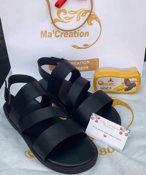 Sandales en cuir 