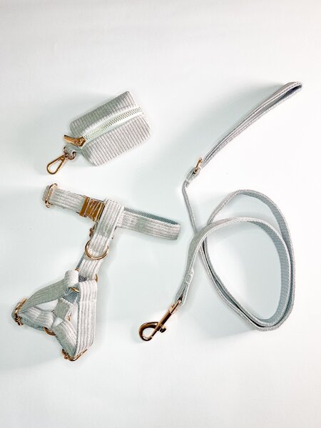 Harness Walk Sets for Dogs ( Plain Grey)