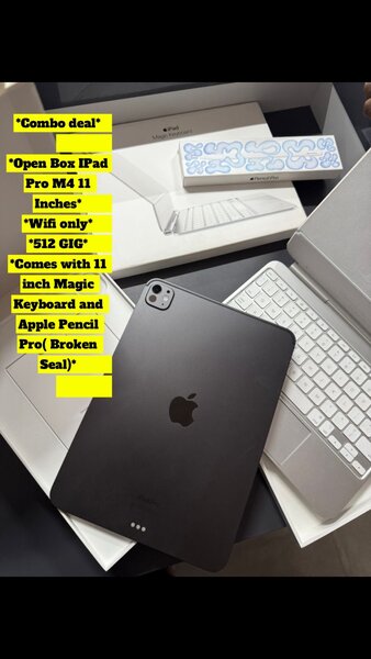 Open Box IPad Pro M4 11 Inches* *Wifi only