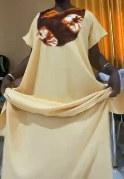 Robe africaine chic en wax