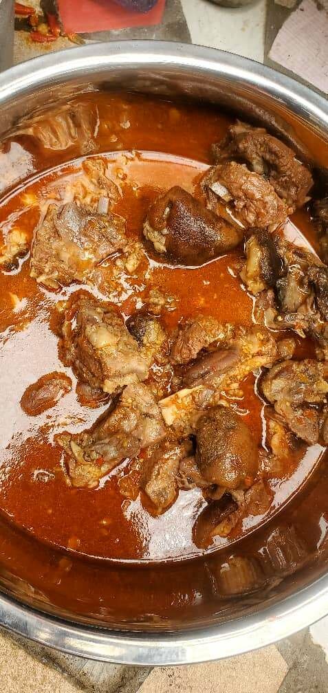 Delicieux plat épicé africain