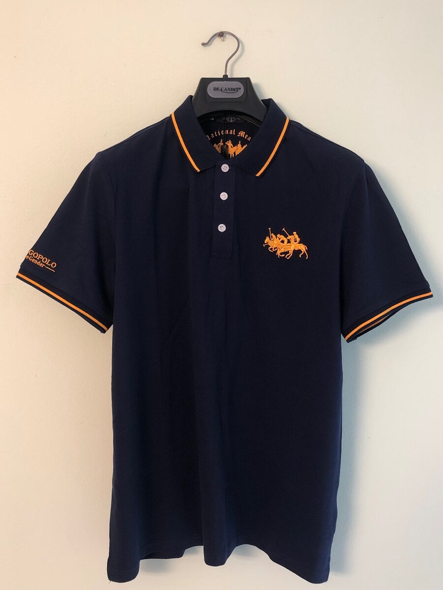 Polo homme bleu marine tendance