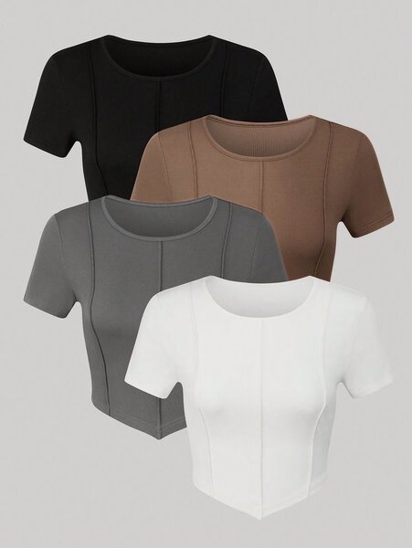 Ensemble de tops courts élégants