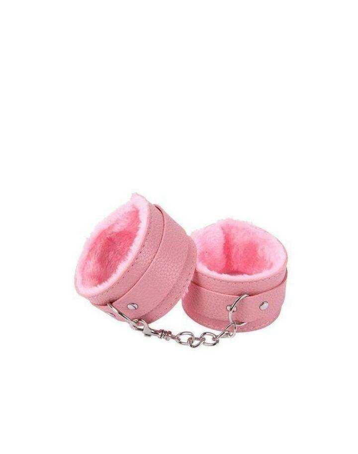 Menottes en peluche colorées