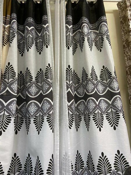 CURTAINS 3 PCS, 2 CURTAINS + 1 LACE