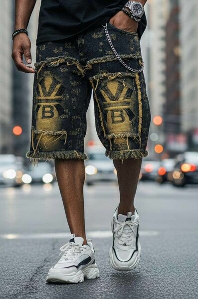 Shorts en jean décontractés