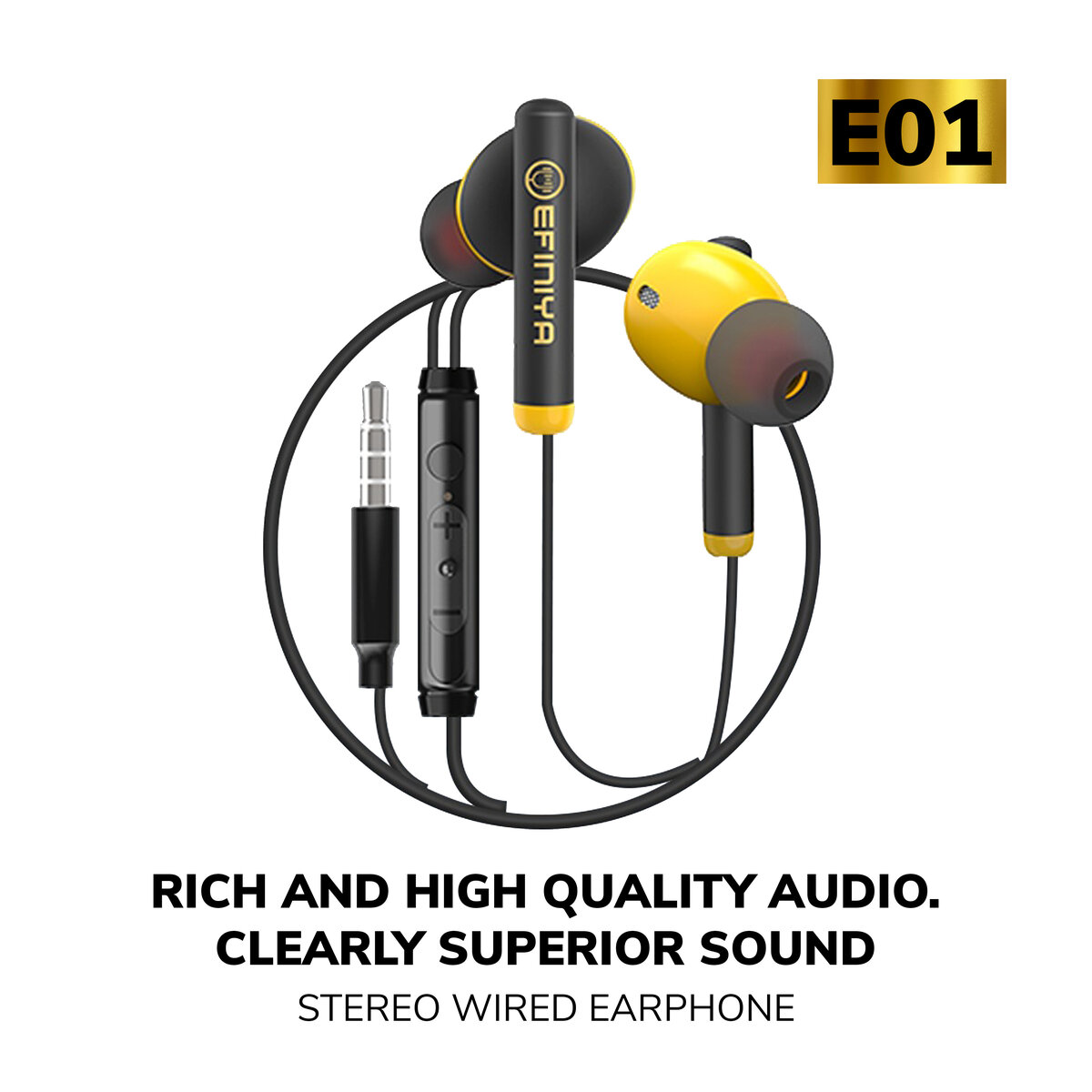 Ecouteurs EFINIYA E01 Original Audio pour la musique