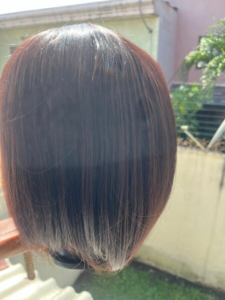 Perruque Bob Brun Naturel